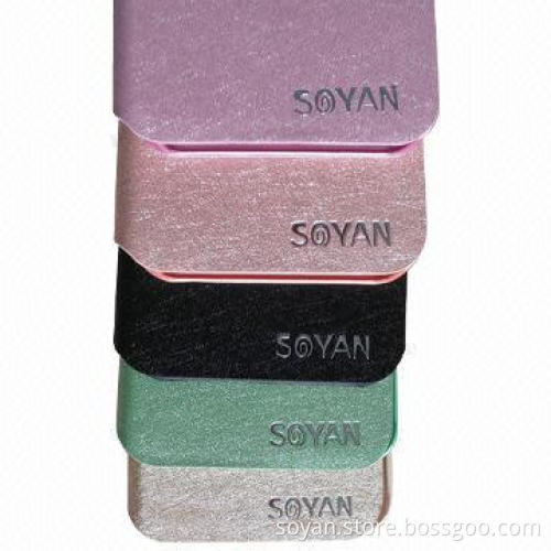 Customized flip PU leather case for iPhone 5/metal shining appearance with various colors